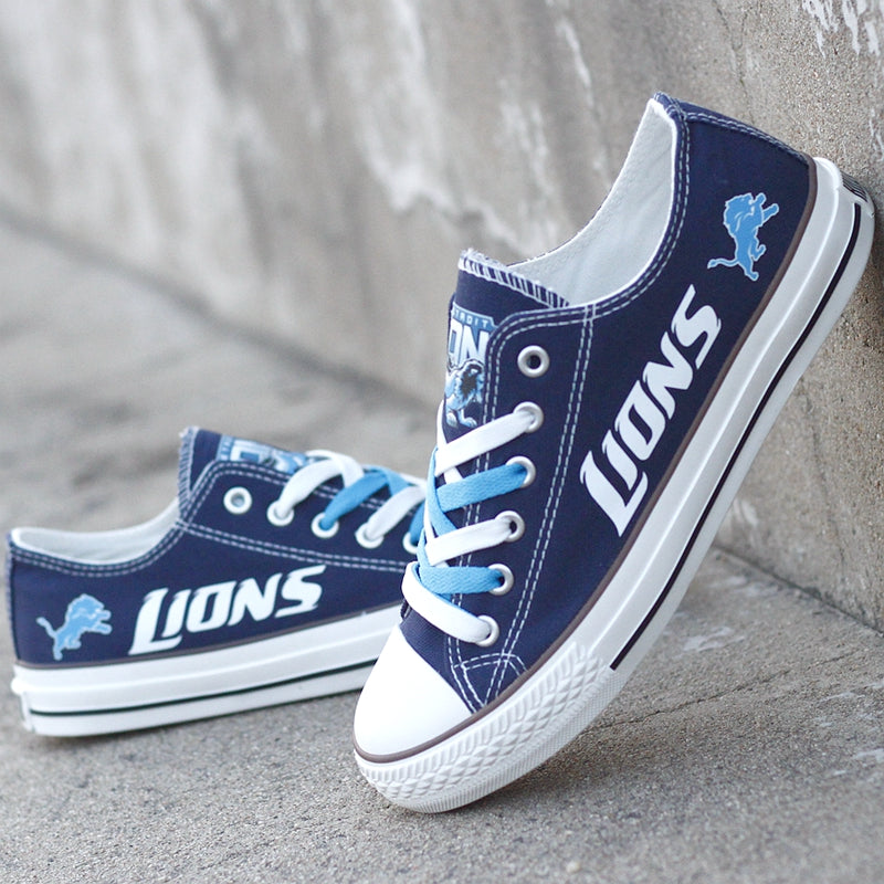 Detroit Lions Canvas Shoes 