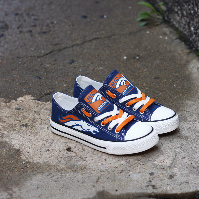 Denver Broncos Canvas Shoes