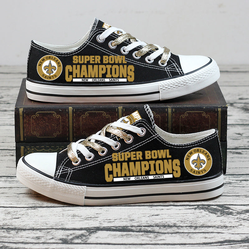 New Orleans Saints Canvas Shoes 