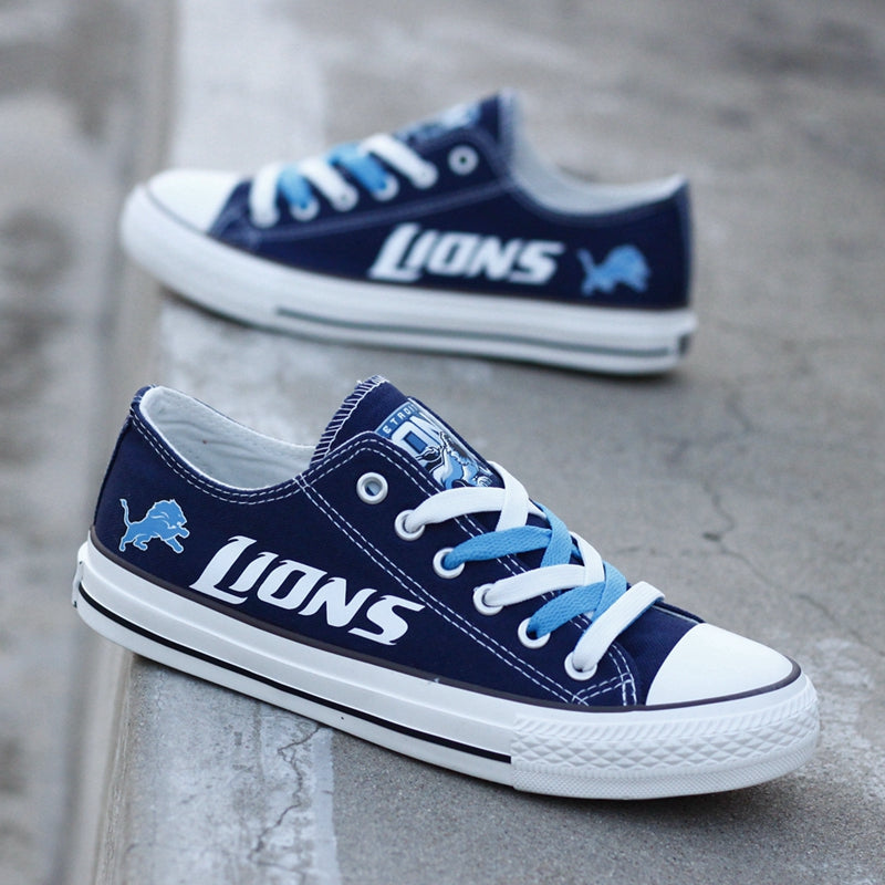 Detroit Lions Canvas Shoes 