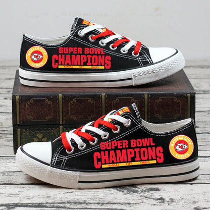 Kansas City Chiefs Canvas Shoes