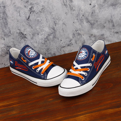 Denver Broncos Canvas Shoes 