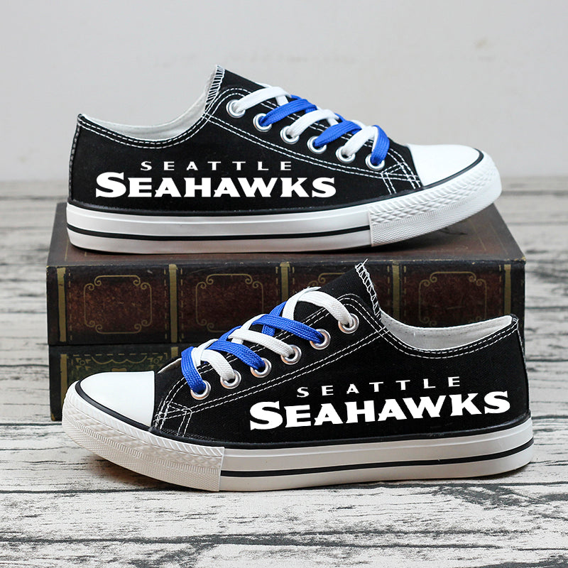 Seattle Seahawks Canvas Shoes