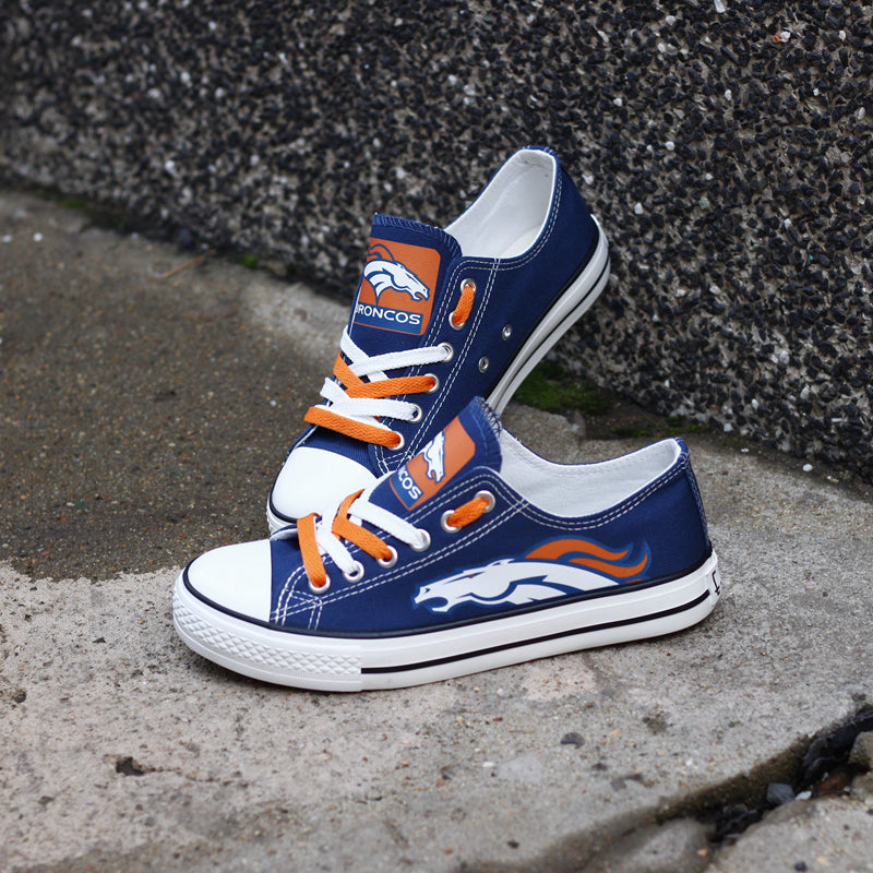 Denver Broncos Canvas Shoes