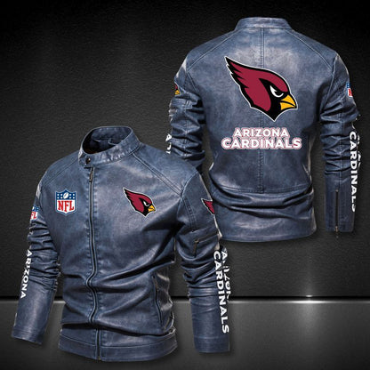 Arizona Cardinals Leather Jackets motorcycle fans