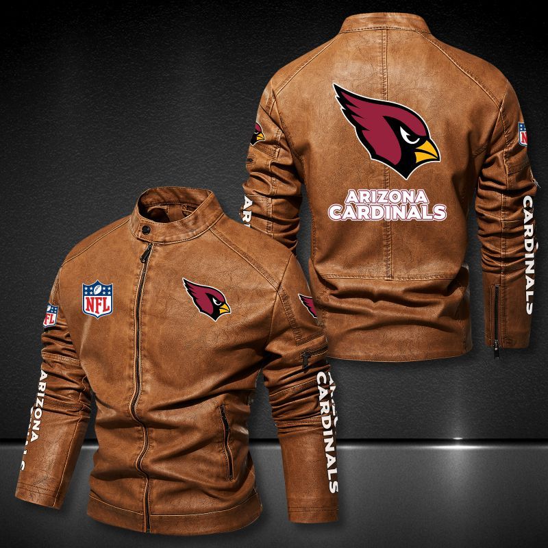 Arizona Cardinals Leather Jackets motorcycle fans