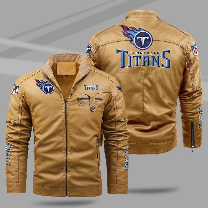 Tennessee Titans Leather Jacket