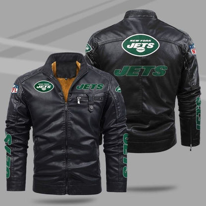 New York Jets Leather Jacket