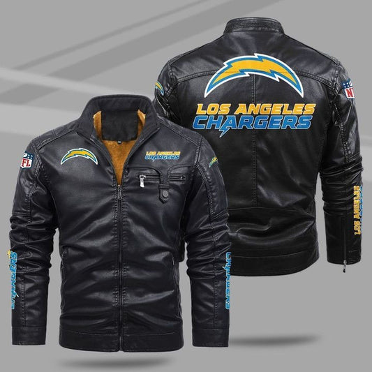 Los Angeles Chargers Leather Jacket 