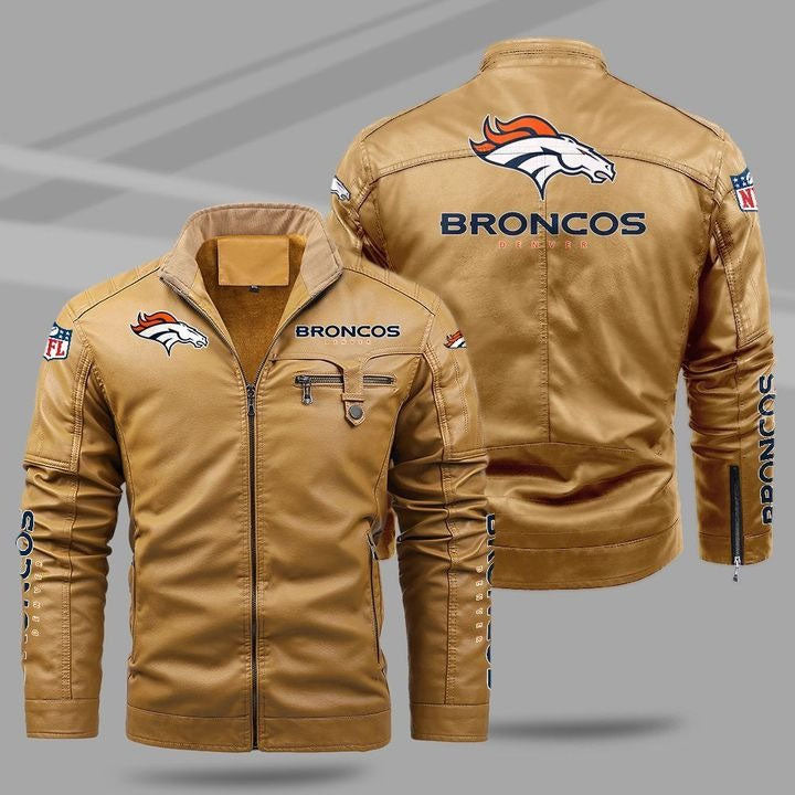 Denver Broncos Leather Jacket