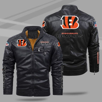 Cincinnati Bengals Leather Jacket