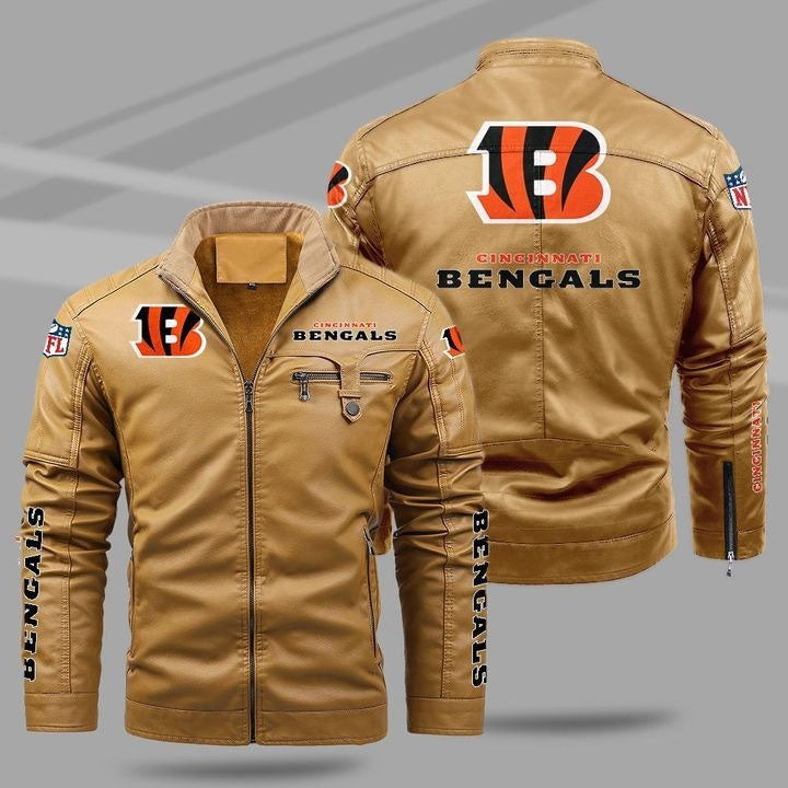 Cincinnati Bengals Leather Jacket