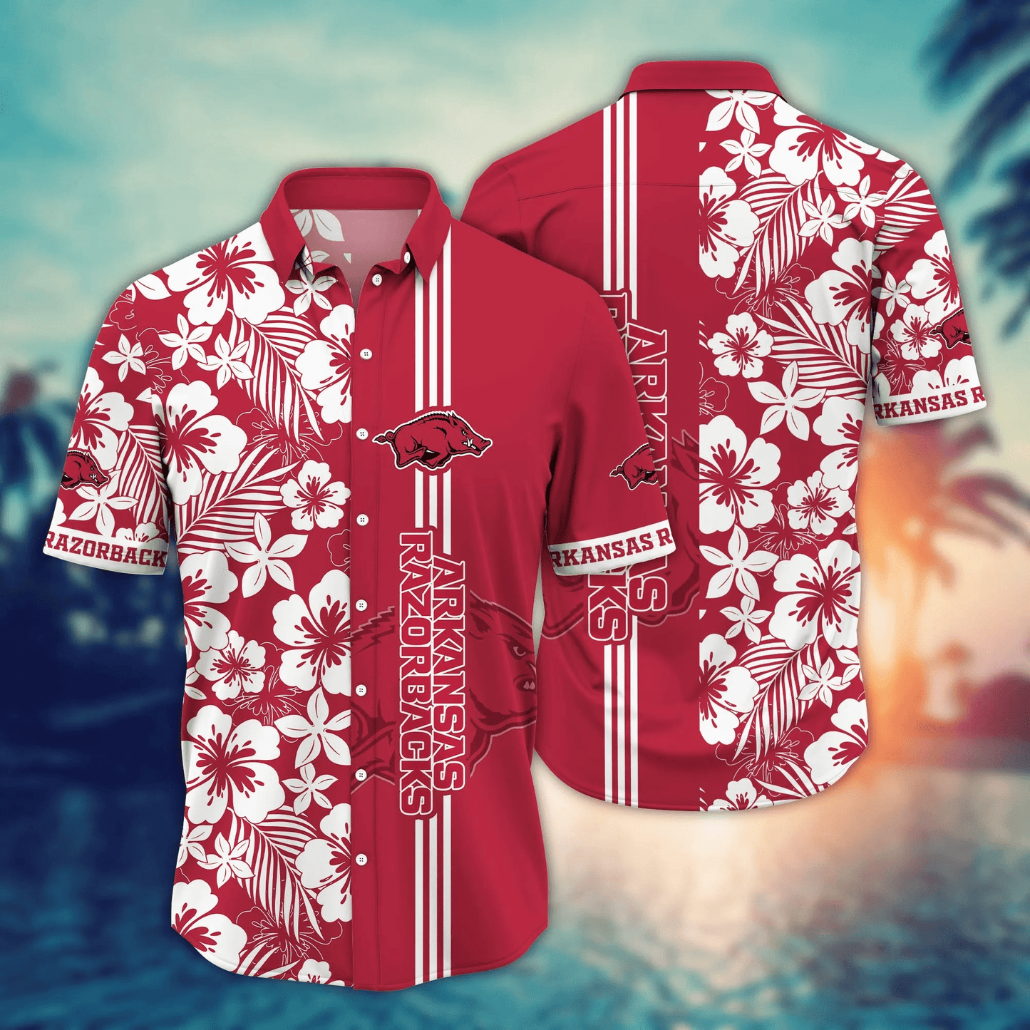  Arkansas Razorbacks Hawaiian Shirt