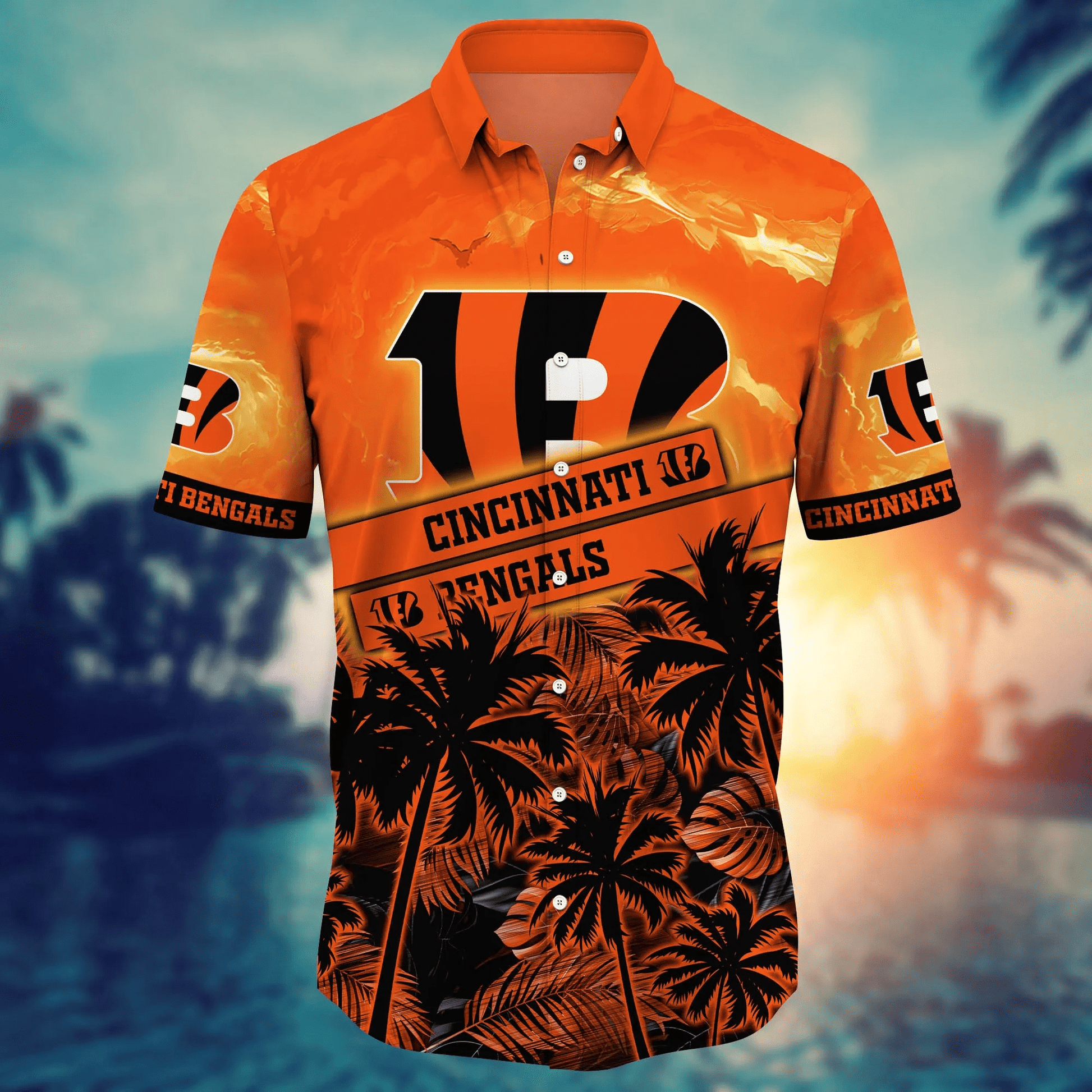 Cincinnati Bengals Hawaiian Shirt style Hot days