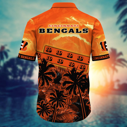 Cincinnati Bengals Hawaiian Shirt style Hot days