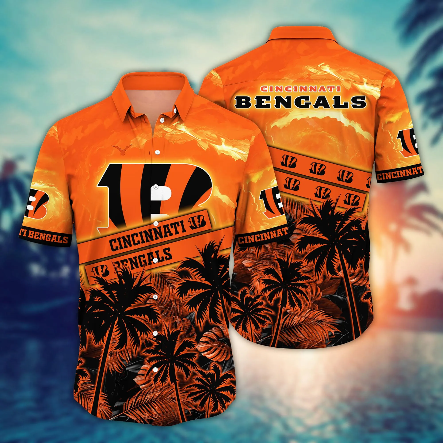 Cincinnati Bengals Hawaiian Shirt style Hot days