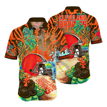 Cleveland Browns Hawaiian Shirt beach