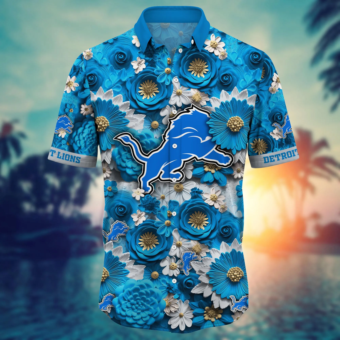 Detroit Lions Hawaiian Shirt