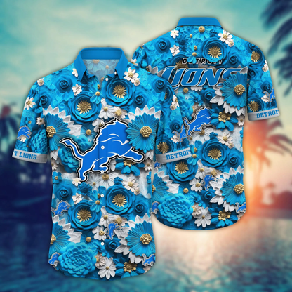 Detroit Lions Hawaiian Shirt