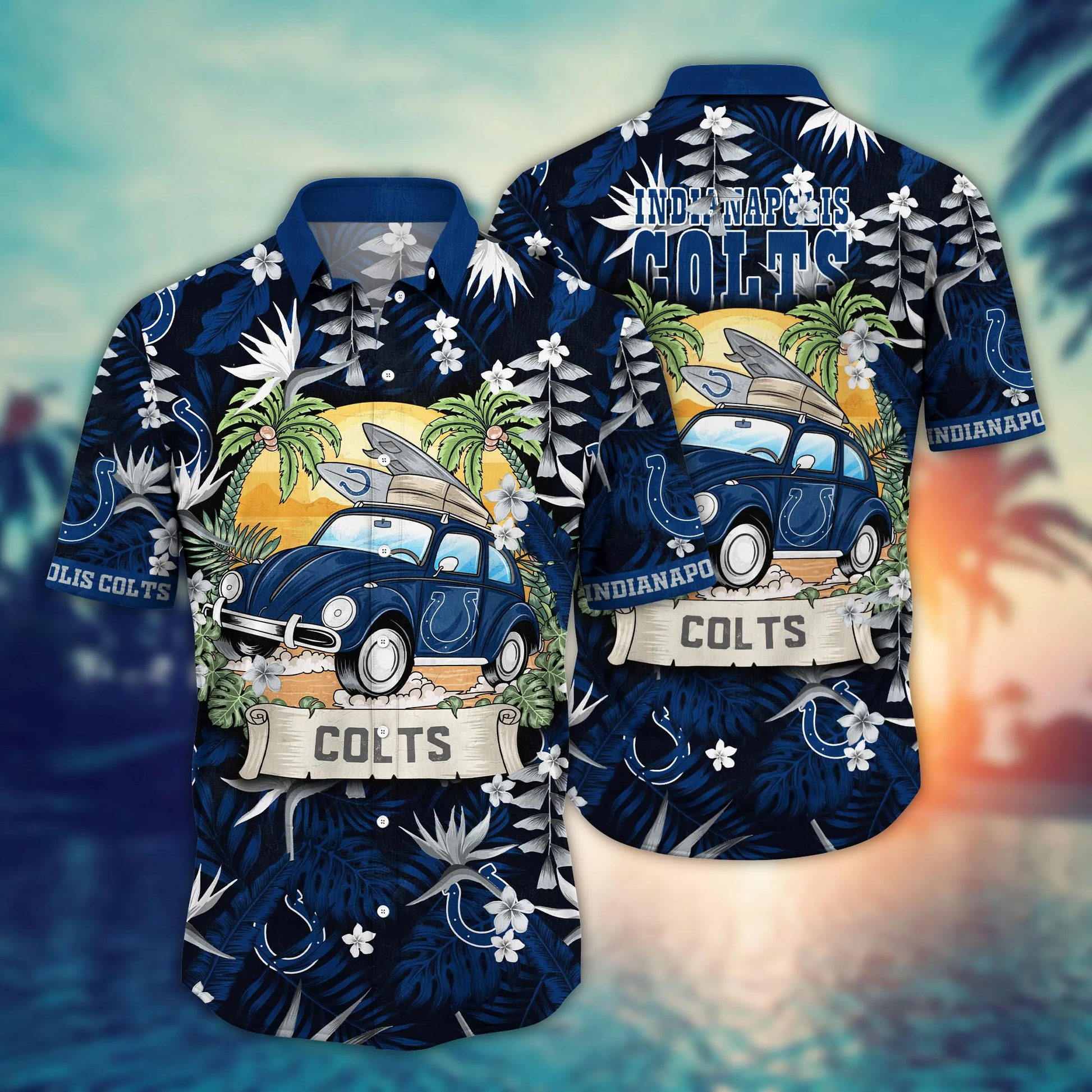 Indianapolis Colts Hawaiian Shirt vacation 