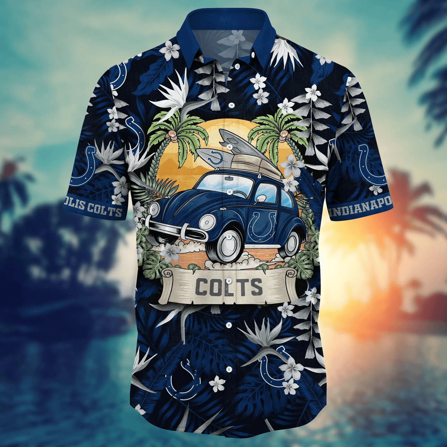 Indianapolis Colts Hawaiian Shirt vacation 