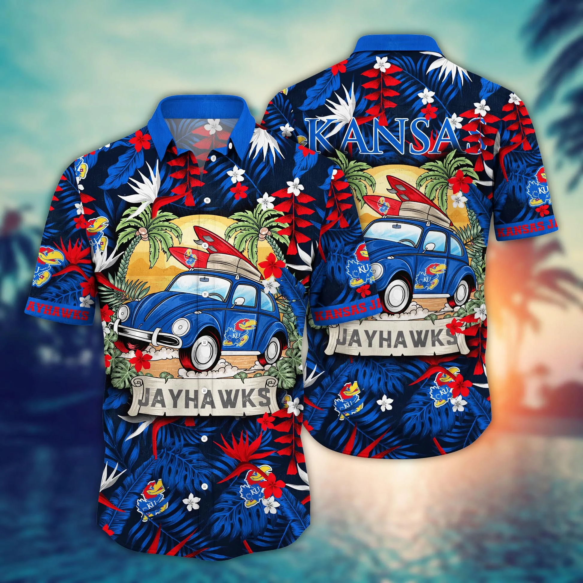 Kansas Jayhawks Hawaiian Shirt