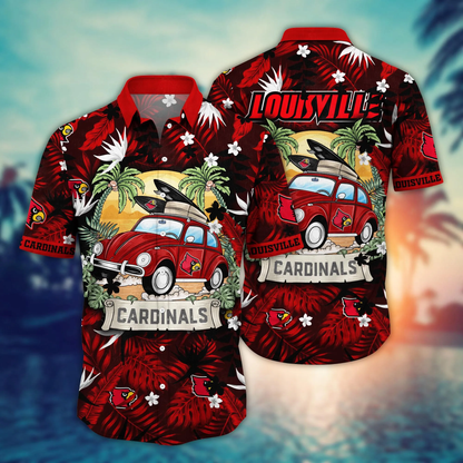 Louisville Cardinals Hawaiian Shirt