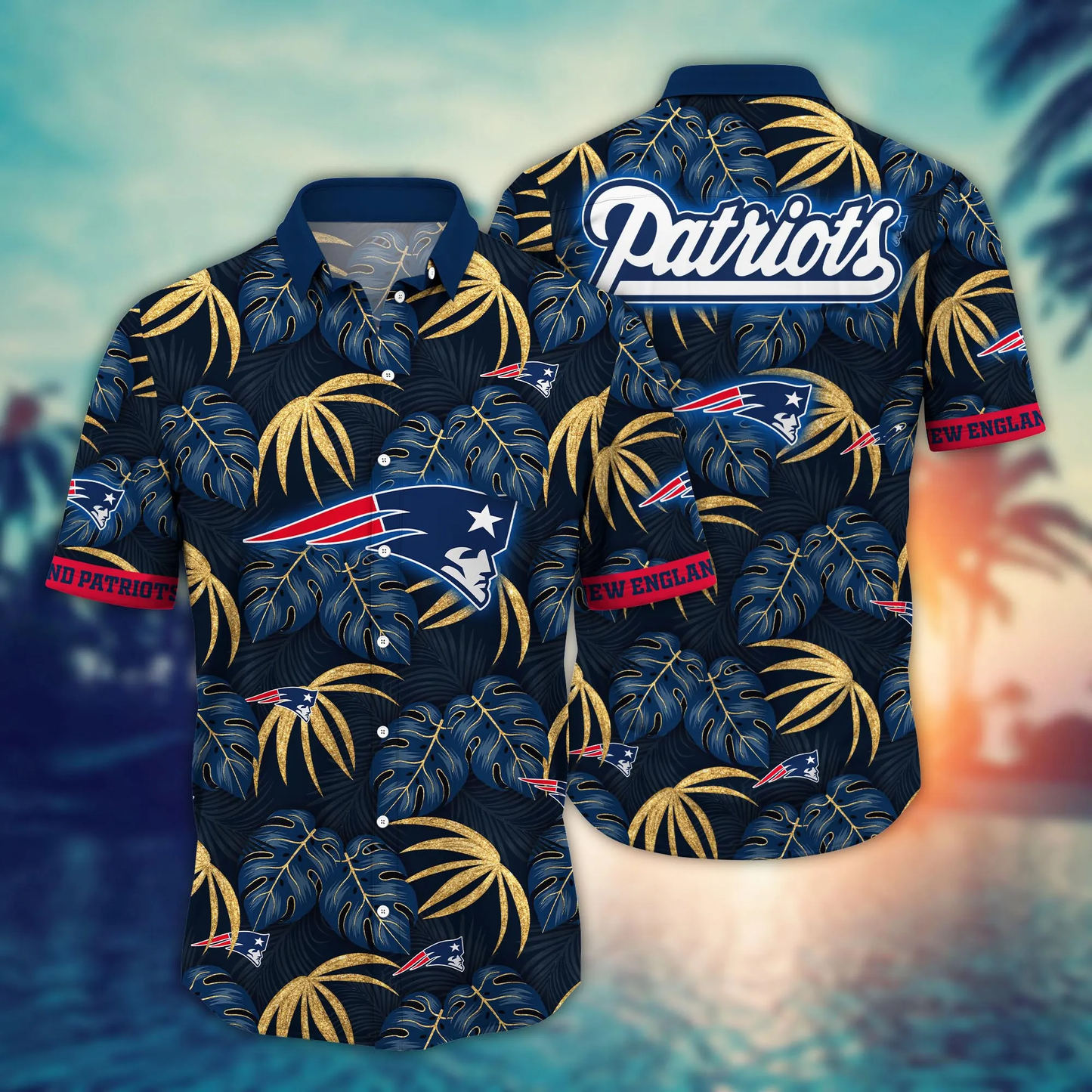 New England Patriots Hawaiian Shirt 