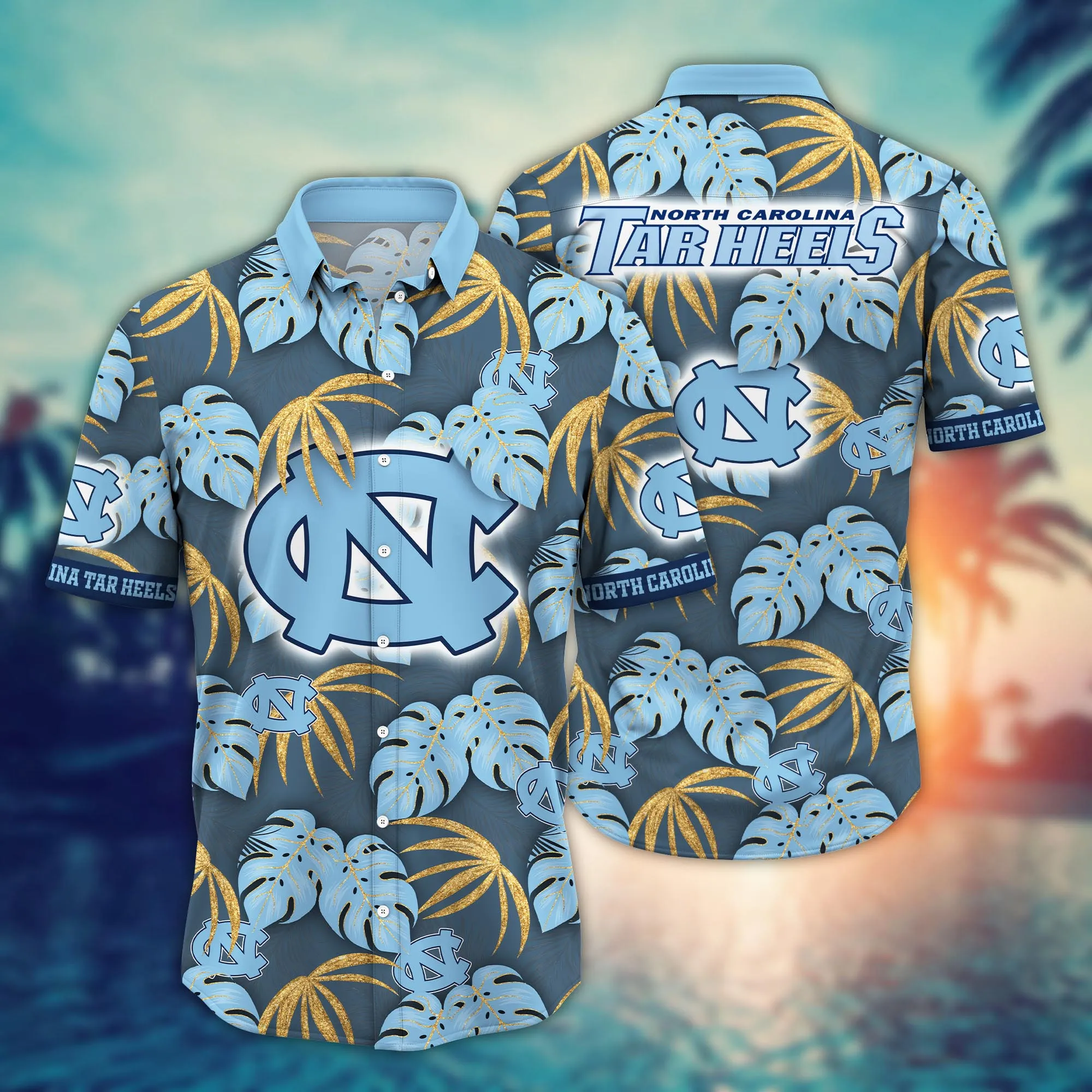 North Carolina Tar Heels Hawaiian Shirt