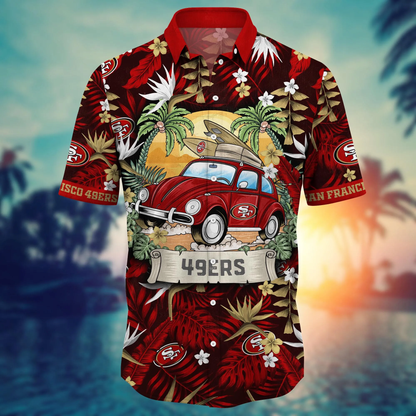 San Francisco 49ers Hawaiian Shirt vacation 