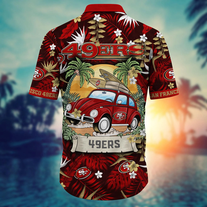 San Francisco 49ers Hawaiian Shirt vacation 