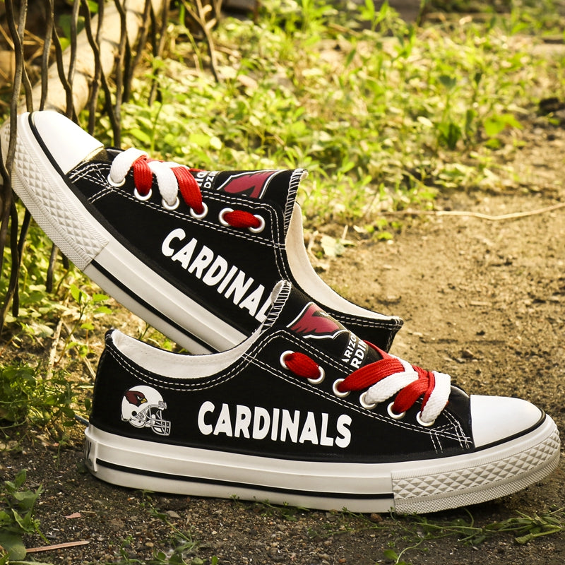 Arizona Cardinals Canvas Shoes graphic helmet