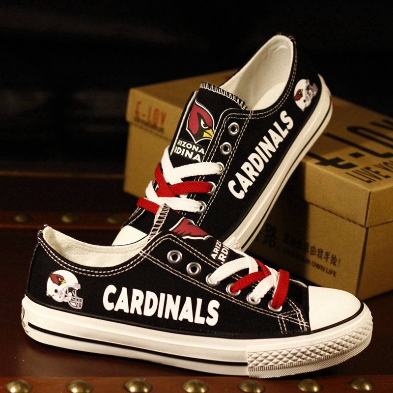 Arizona Cardinals Canvas Shoes graphic helmet