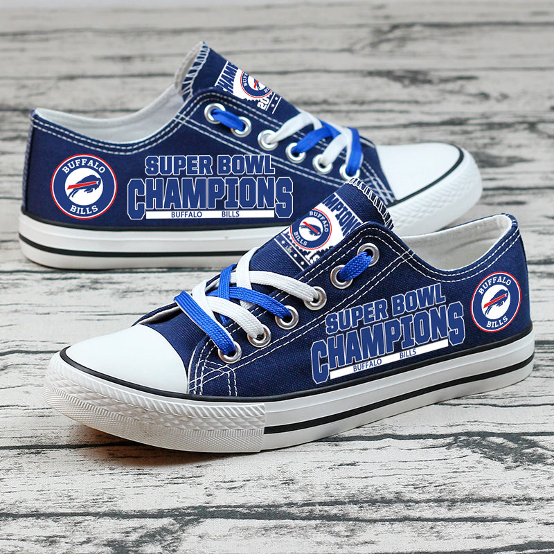 Buffalo Bills Canvas Shoes